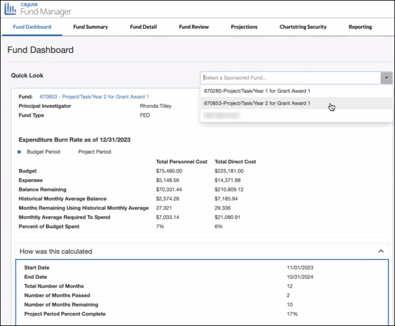 January 25, 2024 Fund Manager and Effort Release Notes Cayuse Help