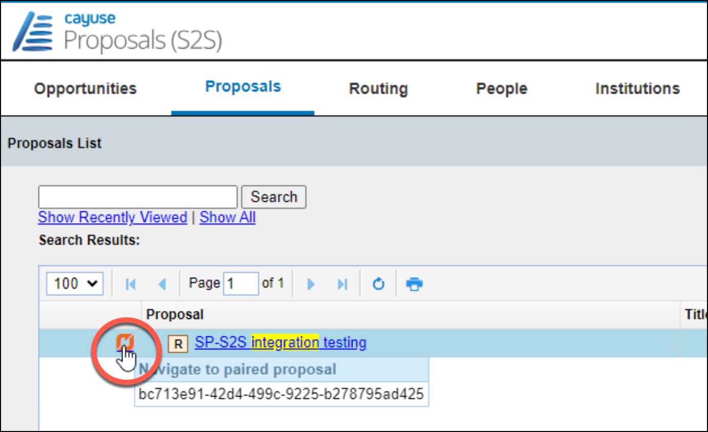 February 22, 2024 Proposals (S2S) Release Notes Cayuse Help Center