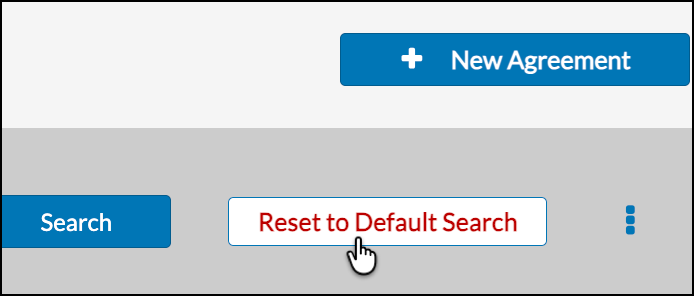 Search and Reset to Default Search buttons at the bottom of the Advanced Search panel.