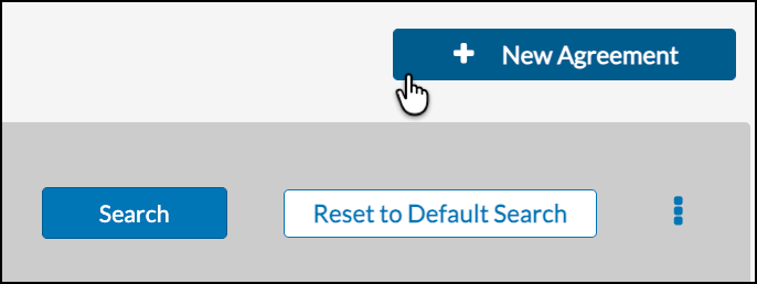 Select New Agreement button on dashboard.